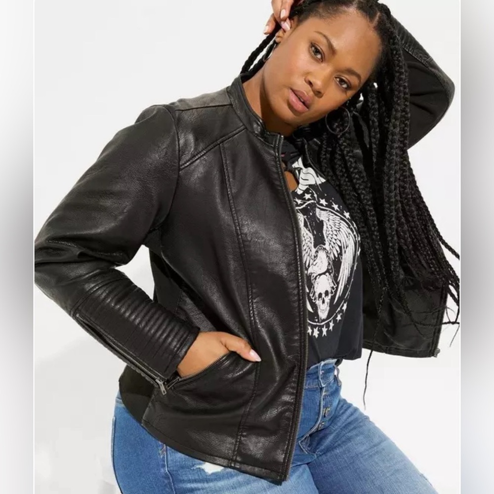 Torrid Size 4 Leather Jacket